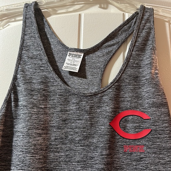 PINK Victorias Secret Cincinnati Reds Tank Top small - Picture 2 of 3